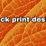 Block print design